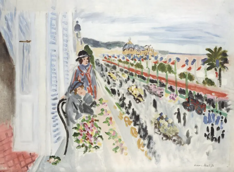 马蒂斯《 Fête des fleurs》,1922年